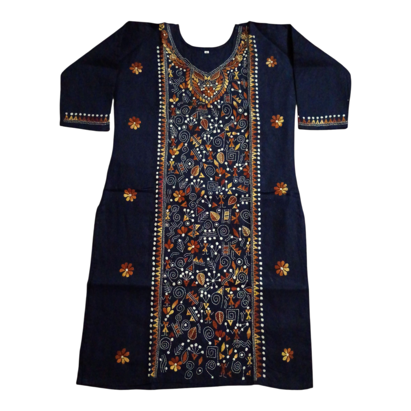 Hand Embroidered Kanthastitch Kurti