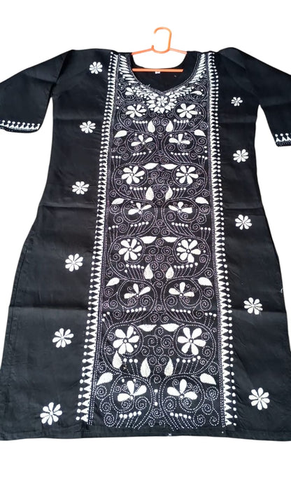 Premium Quality Hand Embroidered Kanthastitch Kurti